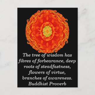 Weisheit des vernünftigen Buddhismus - Der Baum de Postkarte