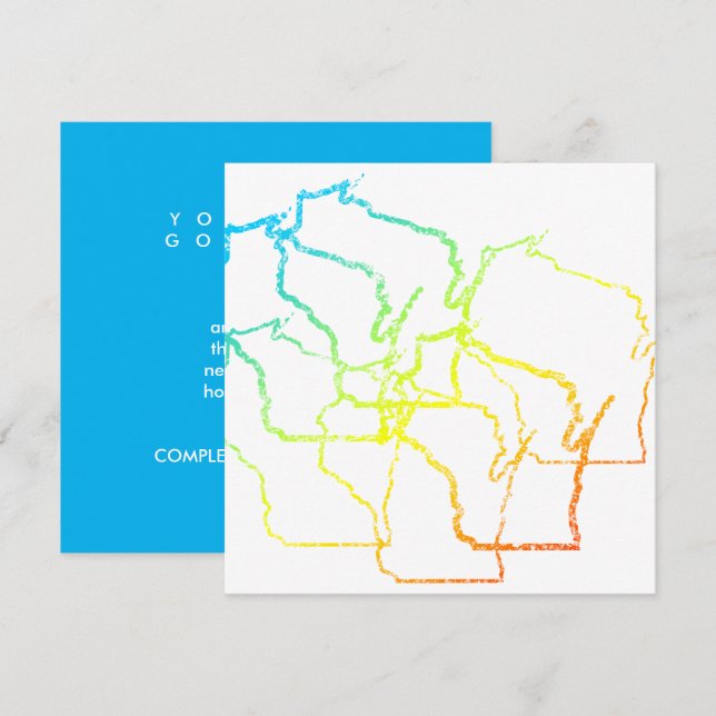 Weisheit Einladung (Vorne/Hinten)