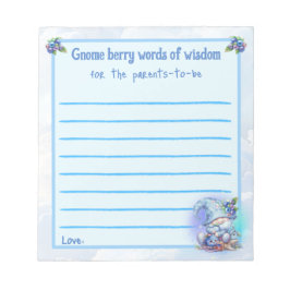 Weisheit für die Eltern, die in den Editor aufgeno Notizblock