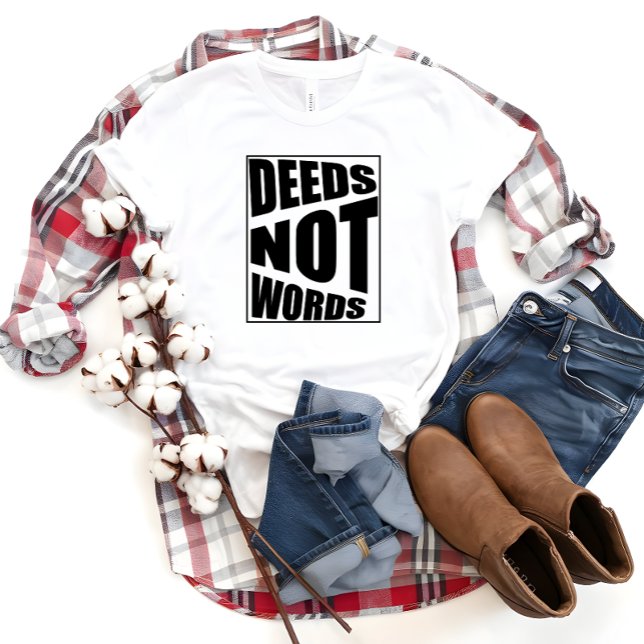 Weisheit handelt nicht wörtlich T - Shirt (Von Creator hochgeladen)