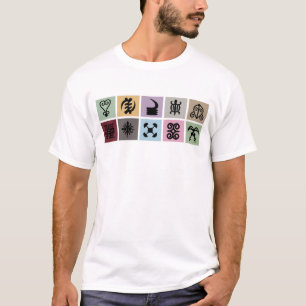 Weisheit in Symbolen – Adinkra-Inspiration T-Shirt