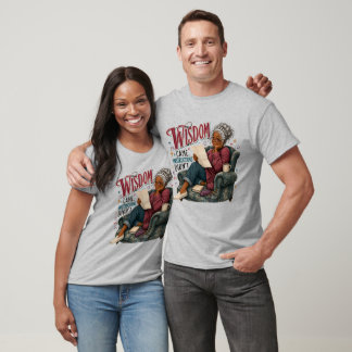 Weisheit kam, Anweisungen nicht, lustige Retro-Sen T-Shirt
