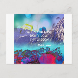 Weisheit kann alles tun postkarte