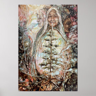 Weisheitshalter drucken poster