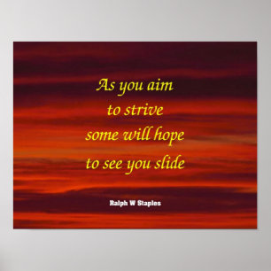 Weisheitsworte Poster