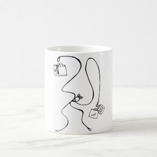Weiß 325-ml-klassische weiße Tasse. Tasse