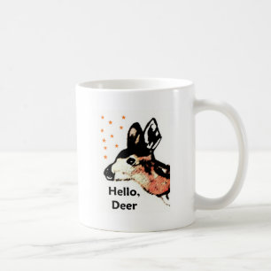 Weiß-Angebundene Rotwild-Kitz-Tasse Tasse