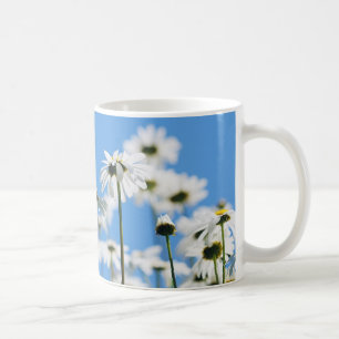 Weiß auf Blau Kaffeetasse