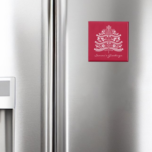 Weiß auf dem skandinavischen Weihnachtsbaum der No Magnet (Von Creator hochgeladen)