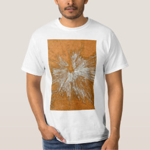 Weiß auf Gold Paintball T-Shirt