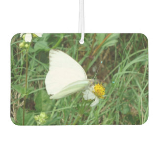 Weiß auf Grün Autolufterfrischer