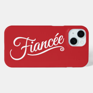 Weiß auf rot Case-Mate iPhone hülle