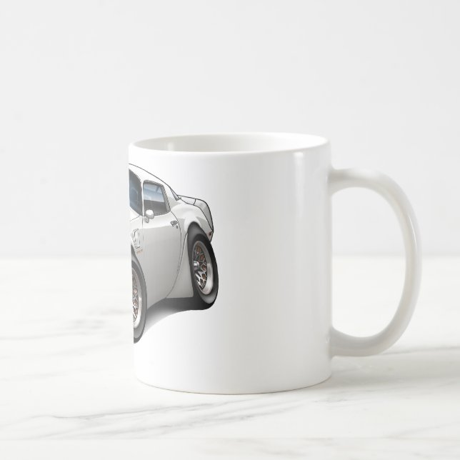 Weiß-Auto 1979-81 Transportes morgens Kaffeetasse (Rechts)
