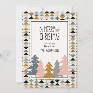 Weiß Beige Minimal Skandinavisch Frohe Weihnachten