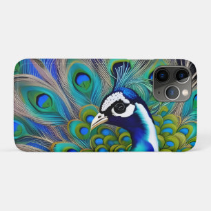 Weiß blau und grün Piebald Peacock Case-Mate iPhone Hülle