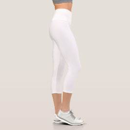 weiß capri leggings