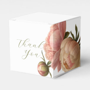 Weiß Chic Rose Wedding Danke Ihnen Gefallen Box Geschenkschachtel