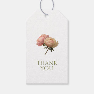 Weiß Chic Rose Wedding Vielen Dank für Ihr Gesch Geschenkanhänger