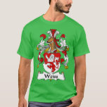 Weiß Coat of Arms Family Crest T-Shirt<br><div class="desc">Weiß Coat of Arms Family Crest .Check out our family t shirt selection for the very best in unique or custom,  handmade pims from our shops.</div>