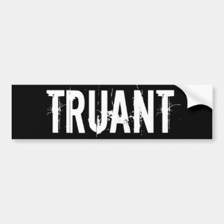 Weiß des Truant-Autoaufkleber-Schwarz-n Autoaufkleber
