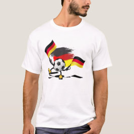 Weiß-Deutschland-T - Shirt. 07 T-Shirt