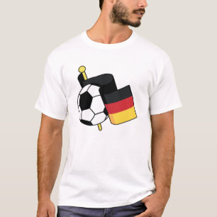 Weiß-Deutschland-T - Shirt. 08 T-Shirt
