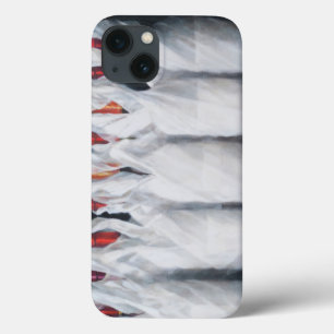 Weiß eingewickelter Wein 2012 iPhone 13 Hülle