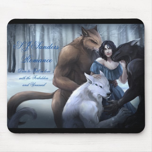 Weiß: Emalas Story Mousepad (Vorne)