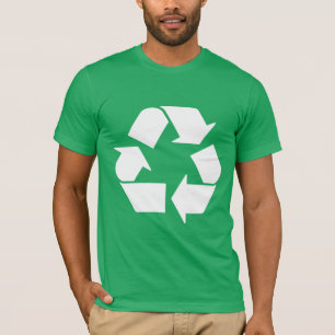 WEISS GERECYCELT SYMBOL T-Shirt