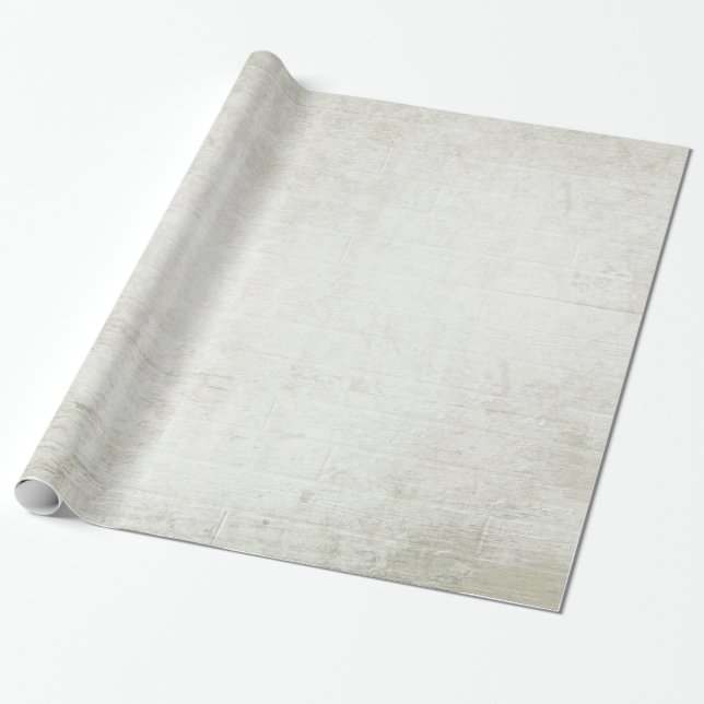 Weiß gewaschenes Holz Geschenkpapier (Ungerollt)