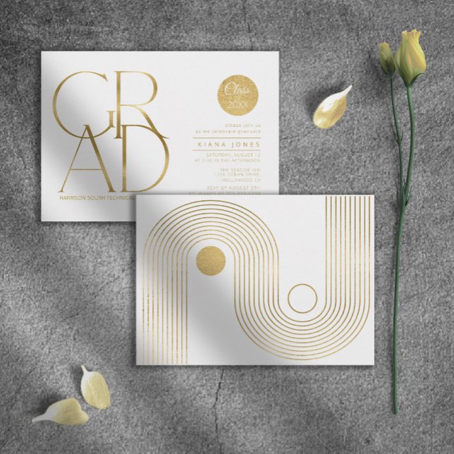 Weiß-Gold-ID905 für formalen geometrischen Abschlu (Von Creator hochgeladen)