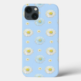 Weiß & hellblau Daisy Muster Case-Mate iPhone Hülle