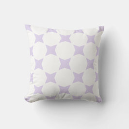 Weiß & Lilac Lila Star Design Kissen