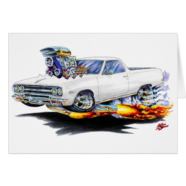 Weiß-LKW 1964-65 EL Camino (Vorderseite (Horizontal))