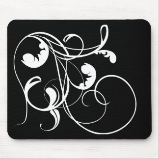 Weiß-Locken Mousepad