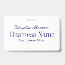 Weiß mit blauem Mitternachtstext - beide Seiten