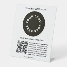 Weiß mit QR-Code fügen Sie Ihren eigenen Text und 