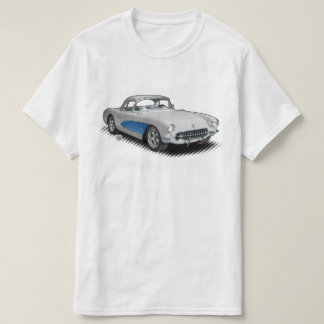 Weiß mit T - Shirt des Blaus 56-57 StingVetteRay