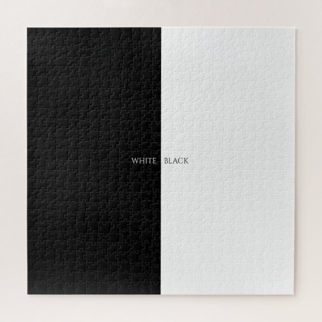 weiß oder schwarz puzzle (Horizontal)