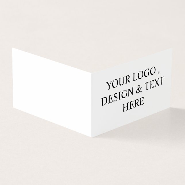 Weiß personalisiert – Ihr Logo & Text hier  (Vorderseite)