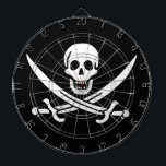 Weiß, Piratenflagge Calico Jack, Skull & Cutlass Dartscheibe<br><div class="desc">Eine niedrige Knurrschwache murrte über die Wellen, nicht vom Sturm, der am Horizont braute, sondern vom Kehle von Captain Jack. Seine dunklen Augen, die normalerweise mit Unfug glänzten, hielten einen rohen Schimmer, als er das nähernde Schiff beobachtete. Die "Rache", sein Abhang, hitzte leicht im knackigen Wasser, sein schwarzer Rumpf einen...</div>