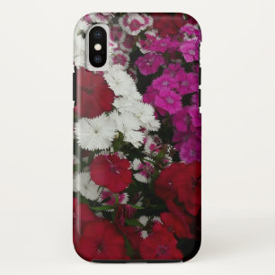 Weiß, Rosa und Rote Dianthus Case-Mate iPhone Hülle