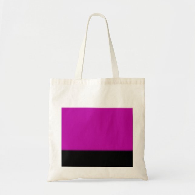 Weiß, Rosa und Schwarz Tragetasche (Vorne)