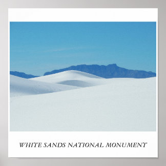 WEISS SANDS NATIONAL MONUMENT POSTER