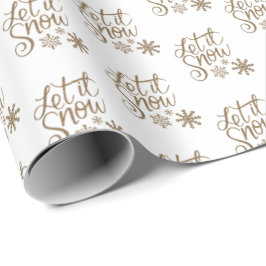 Weiß| Schnee Weihnachtswrapper Geschenkpapier