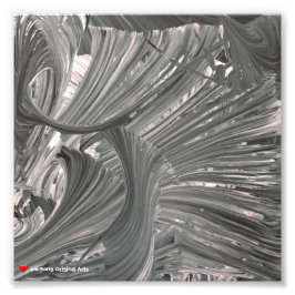 Weiß Schwarz 3 D Abstrakt Fotodruck