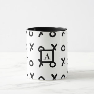 Weiß & Schwarz X O XO X&O's Trendig Cute Tasse
