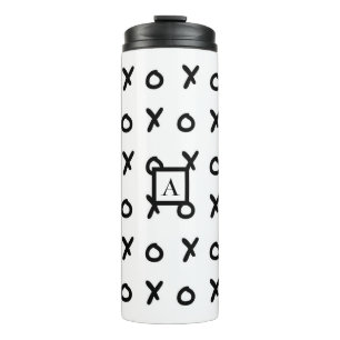 Weiß & Schwarz X O XO X&O's Trendig Süß Thermosbecher