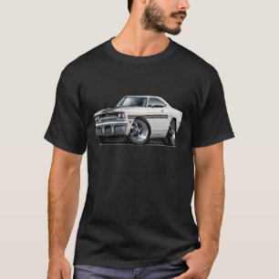 Weiß-Schwarzes Auto 1970 Plymouths GTX T-Shirt
