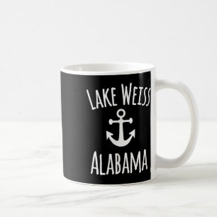 Weiss-See Alabama Nautical Segeln Bootfahren Rusti Kaffeetasse